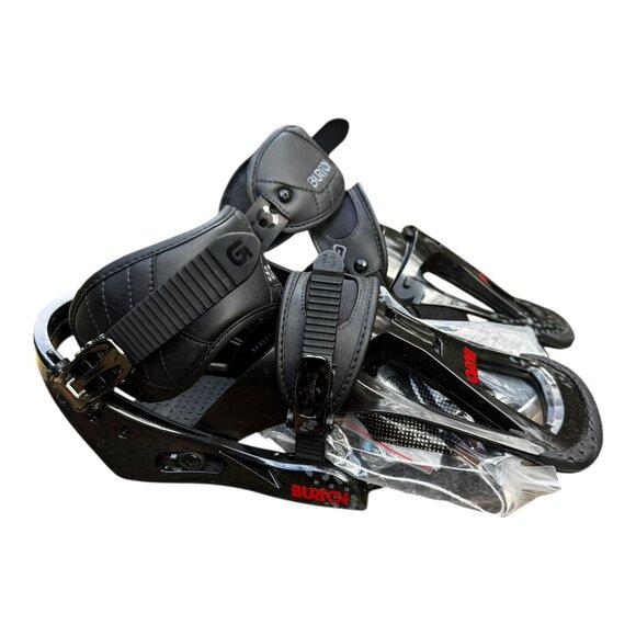 Burton Freestyle Mens Black Snowboard Bindings Sz M (8-11) Support 3 #252184001M - Picture 4 of 16